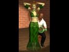 Green Bellydance Costume for V4