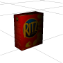 Ritz crackers prop for Poser/DAZ Studio.