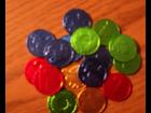 colored candy coins