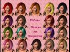 Colors, Styles and Fits for Simple Hair