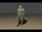 Ultra low poly golem, skinning test_01