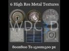 6 Hi-res Metal textures 01