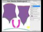 Mavka Bathingsuit - Texturing Helper (psd)