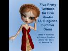 Textures for Free Cookie LL-Elegant-Summer dress