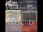 6 Seamless high-res Metal Textures 2