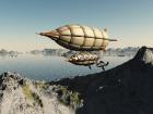 Steampunk Airship for Vue