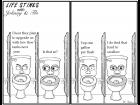 Life Stinks with Johnny & Flo Cartoon