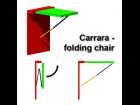 Carrara folding chair