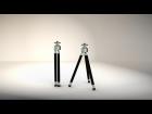 Tabletop camera tripod