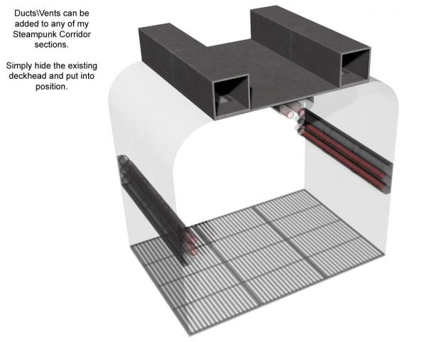 Steampunk\Ship Corridor: Air Duct\Vent system 2