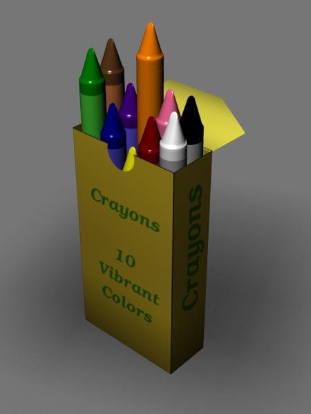 Box of crayons