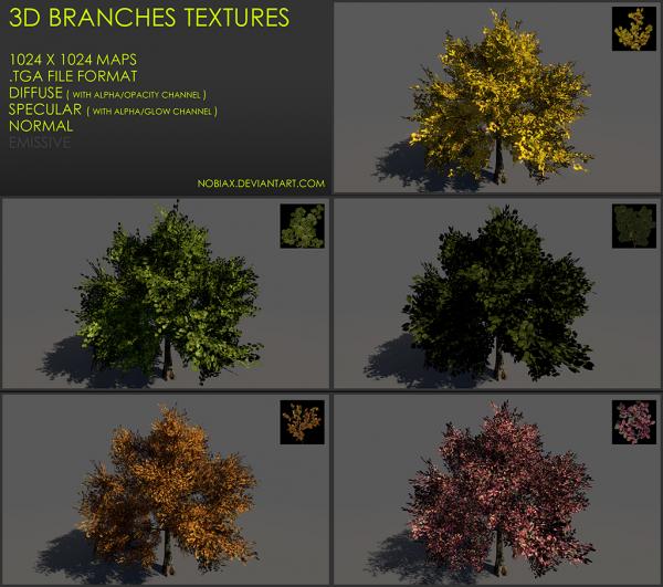 Branches texture pack 01