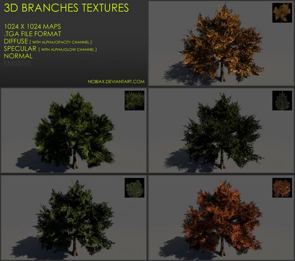 Branches texture pack 02