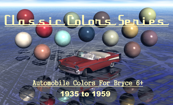 CLASSIC AUTO COLORS SERIES 1935 to 1959