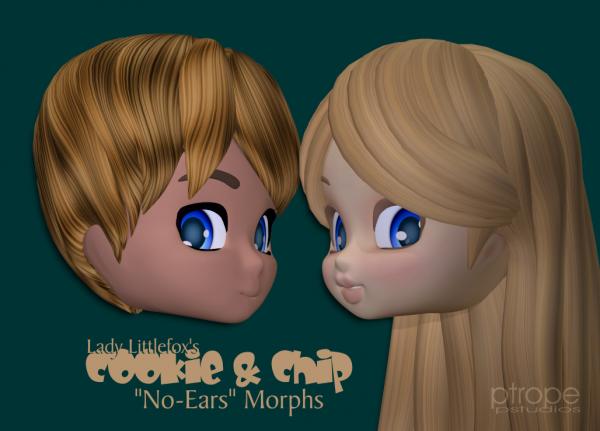 &quot;No-Ears&quot; morphs for Cookie &amp; Chip