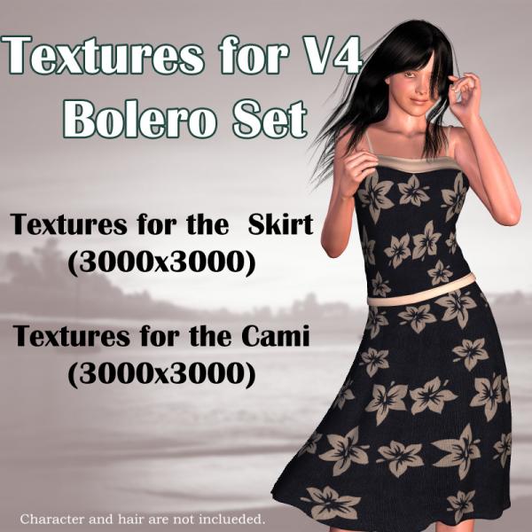 Textures for V4 Bolero Set 01