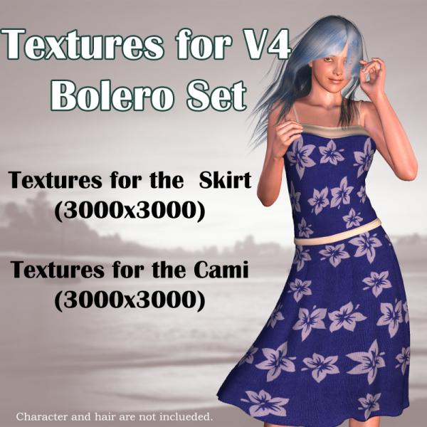 Textures for V4 Bolero Set 02