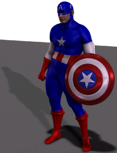 UPDATED Captain America for GSuit