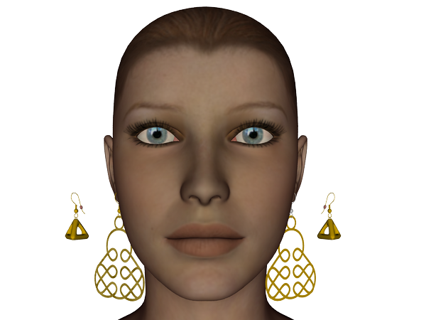 V4 Earings Poser