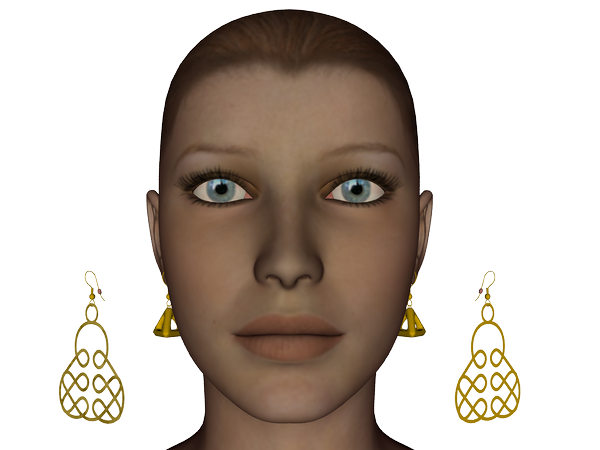 V4 Earings DAZ Studio