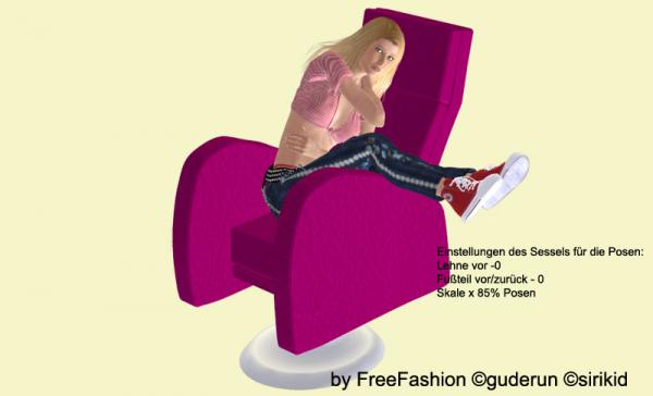 Poses for Relax armchair