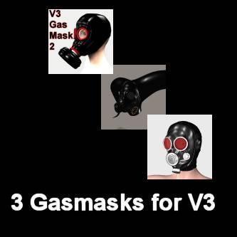 3 gasmasks for v3