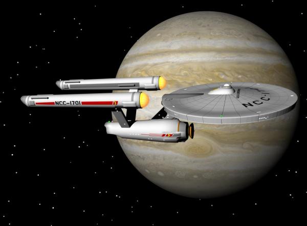 NCC 1701 spaceship