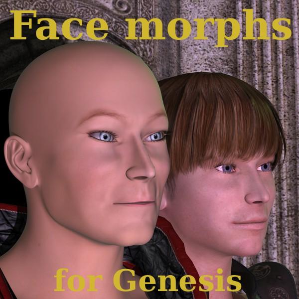 Face morphs for Genesis