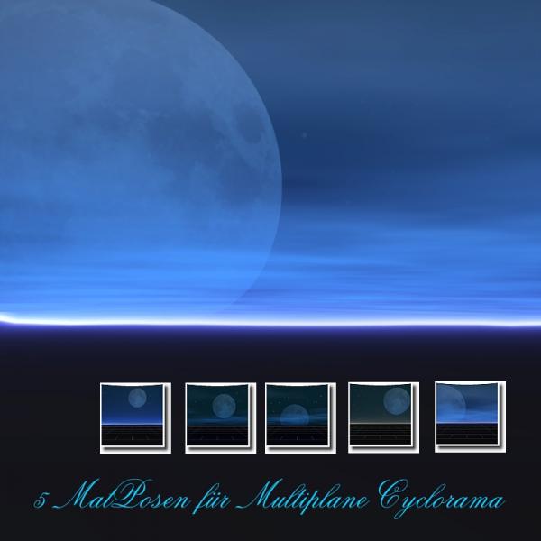 5 Mat Poses for Multiplane Cyclorama