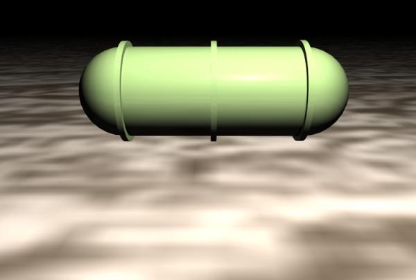 Uranium Hexafluoride cylinder 2