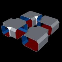 Mekron Set 4 - Half Width-Corridor Elbows Rev.2