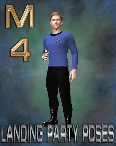 M4 Landing Party Poses -- Phaser