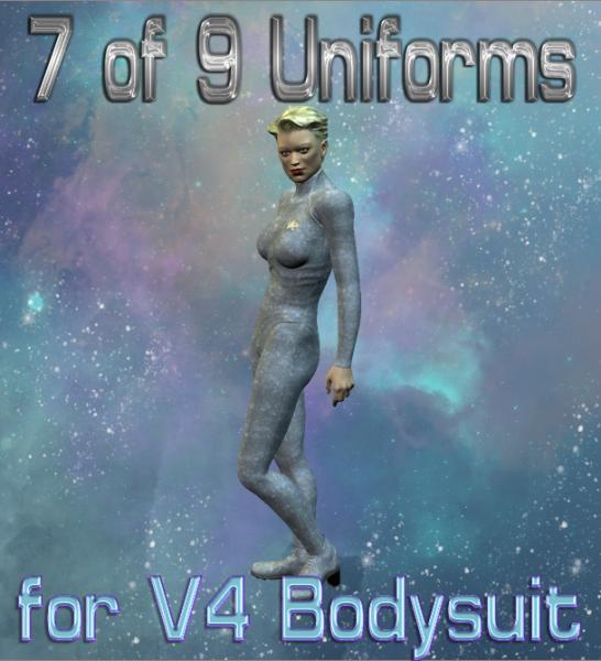 7 of 9 Uniforms for V4 Bodysuit