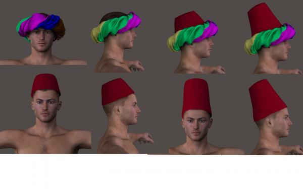 Turban, Turban band and Fez