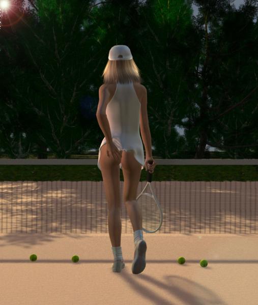 Iconic Images Tennis Girl