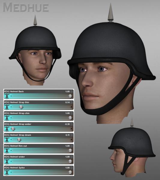 Medhue BikerHelmet Morphs