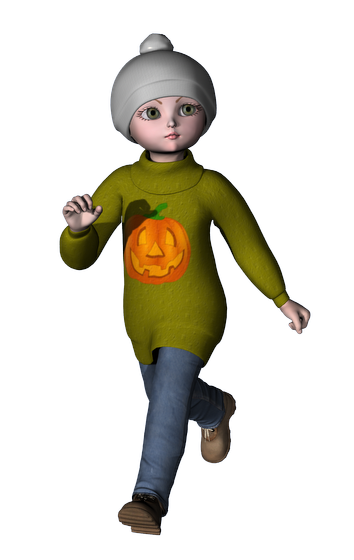 Kids 4 Halloween Winter Sweaters