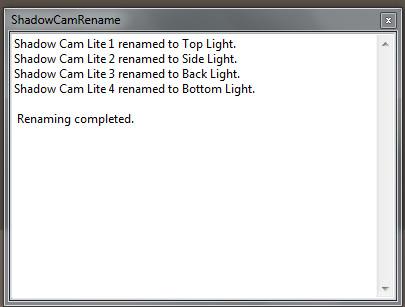 Shadow Cam Scripts