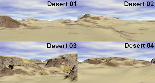 Desert Terrains - 3D Model - ShareCG