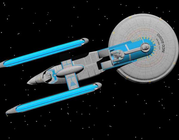 USS Excelsior ncc 2000