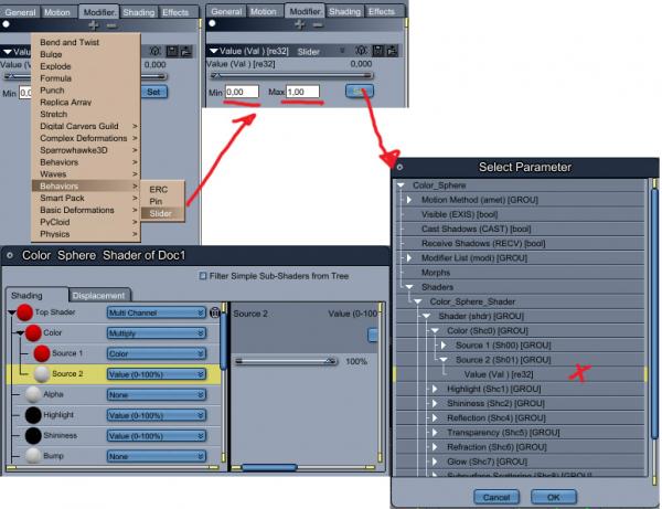 ERC Slider controls shader