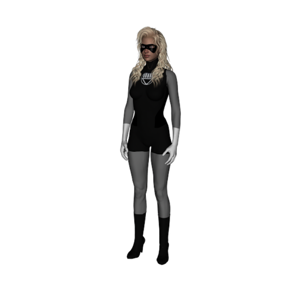 Black Lantern SuperSuit Female