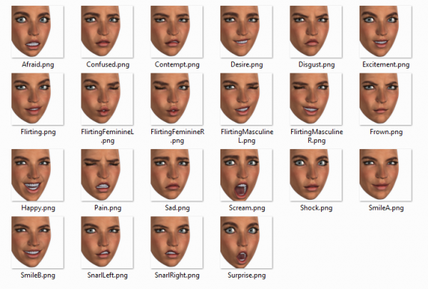 Icons for Genesis Evolution Expression Morphs