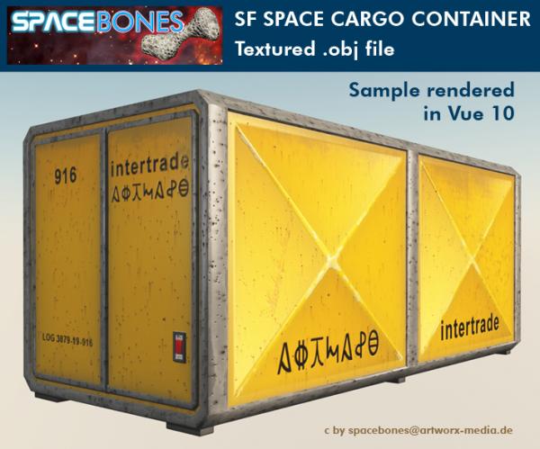 SF Space Cargo Container (.obj version)