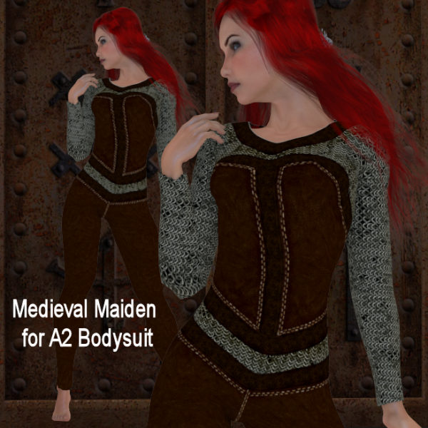 Medieval Maiden for A2 Bodysuit