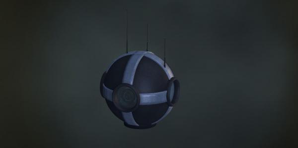 Surveillance Camera Orb .Obj