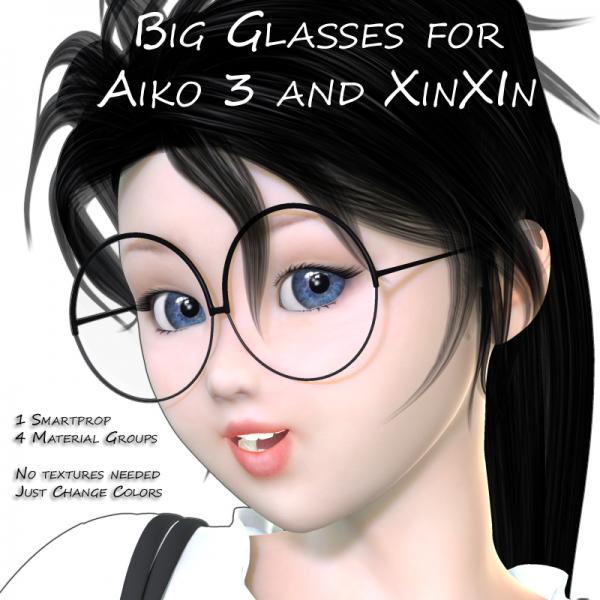 Big Glasses for Aiko 3 and XinXin