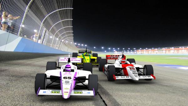 Indycar Racing At Night !