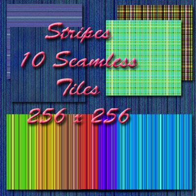 10 Striped Seamless Tiles