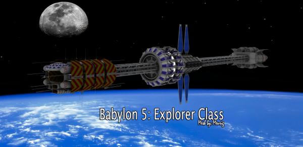 Babylon 5 Explorer Class Poser Sharecg